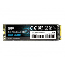 SILICON POWER SSD M.2 NVMe 1TB A60 Gen.3, SP001TBP34A60M28