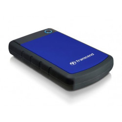 TRANSCEND External HDD 2 TB, H3B, USB3.0, 2.5'', Anti-shock system, Backup software, 284 gr, Black/Blue