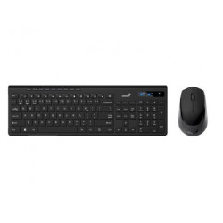 GENIUS SlimStar 8230 Wireless USB US crna tastatura+ miš