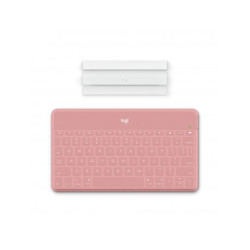 LOGITECH Tastatura Keys-to-go Ultra-light, Ultra-Portable Bluetooth za iPhone, iPad, Apple TV i Mac - roze - UK