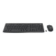 LOGITECH MK370 Combo Wireless US tastatura + miš, crna