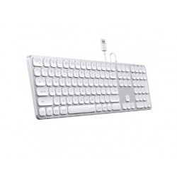 SATECHI Žična tastatura Aluminium Wired US (Srebrna)  (ST-AMWKS)