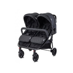 LORELLI BERTONI KOLICA ZA BLIZANCE DUO+TORBA - BLACK