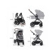 KINDERKRAFT Kolica 3u1 A-TOUR (MINK) Light grey (KSATOU00LGR3000)