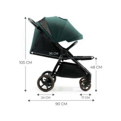 KINDERKRAFT Kolica Mitzy Jade Green