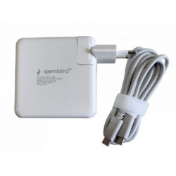 GEMBIRD NPA87-202-4300 (TJ-354B Apple Type-C/USB-C) punjač za MacBook 87W-20,2V-4.3A, USB Type-C 40090