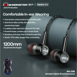 REMAX RM-598a slušalice crne