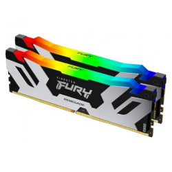 KINGSTON DIMM DDR5 96GB (2x48GB kit) 6000MT/s KF560C32RSAK2-96 FURY Renegade Silver/Black RGB XMP