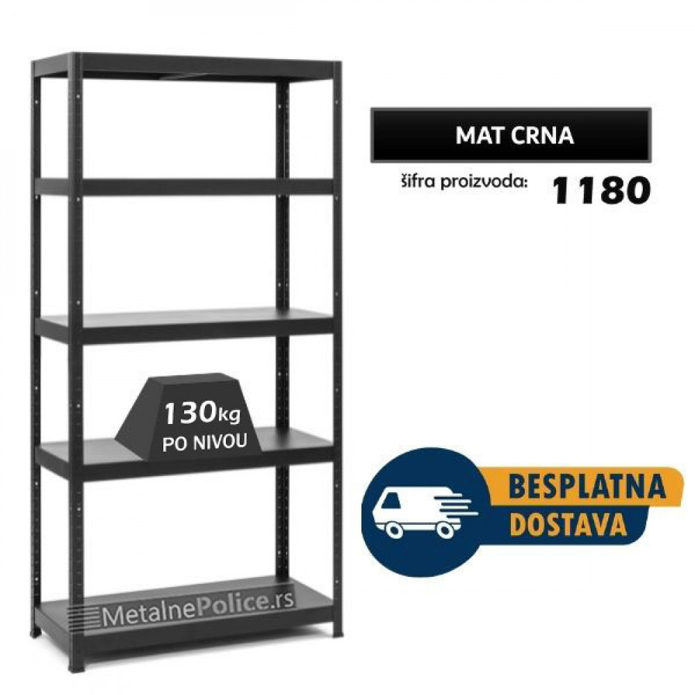 Metalne Police Polica Metal Metal Drumy 180x90x40 5x130kg