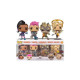 FUNKO Bobble Figure Overwatch POP! 4-Pack - Sombra / Zarya /Junkrat /Mercy (Glow)