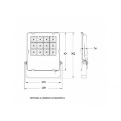 DAWN LED REFLEKTOR BR-FL100W-03Q 4000K