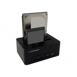 LC POWER HDD DOCKING, USB3.0, 2x HDD/SSD, Card reader + 1x USB3.0, LC-DOCK-U3-CR