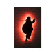 WALLXPERT LED dekoracija Santa Claus 2 Red