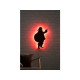 WALLXPERT LED dekoracija Santa Claus 2 Red