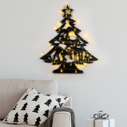 WALLXPERT Zidna dekoracija XMASBLACK 024