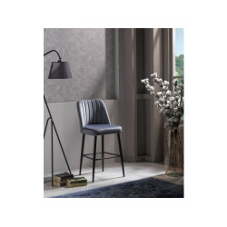 HANAH HOME Set 4 barske stolice Vento Grey