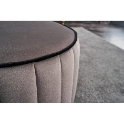 Atelier del Sofa Tabure Rose Puf Grey