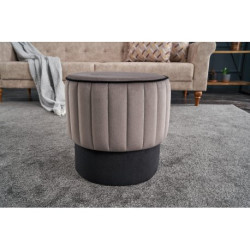 Atelier del Sofa Tabure Rose Puf Grey