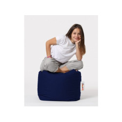 Atelier del Sofa Tabure Square Pouf Dark Blue