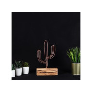 WALLXPERT Stona dekoracija Cactus Mini Bronze