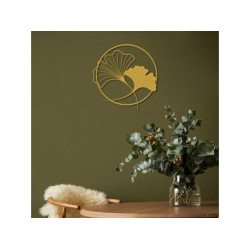 WALLXPERT Zidna dekoracija Ginkgo Leaf Metal Wall Art APT620