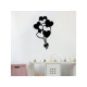 WALLXPERT Zidna dekoracija Balloons Black