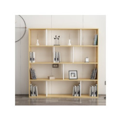 HANAH HOME Polica za knjige Hodbi Oak White