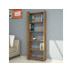 HANAH HOME Polica za knjige City Walnut Walnut