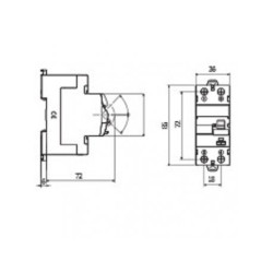 GEWISS FID AC Sklopka GWD4022, 40A bela