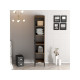 HANAH HOME Ormar Kumsal S Walnut Anthracite