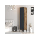 HANAH HOME Ormar Kumsal S Walnut Anthracite