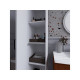 HANAH HOME Ormar Yaman 1 Door White