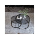 HANAH HOME Sto za dnevnu sobu Tokyo Black