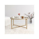 HANAH HOME Sto za dnevnu sobu Gold Sun S404