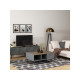 HANAH HOME Set za dnevnu sobu Draw Anthracite Walnut