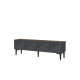 HANAH HOME Set za dnevnu sobu Draw Anthracite Walnut