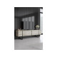 HANAH HOME Set za dnevnu sobu Luxe Set Travertine Black