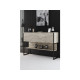 HANAH HOME Set za dnevnu sobu Luxe Set Travertine Black