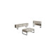 HANAH HOME Set za dnevnu sobu Luxe Set Travertine Black