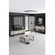 HANAH HOME Set za dnevnu sobu Luxe Set Travertine Black