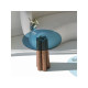 HANAH HOME Sto za dnevnu sobu Thales Walnut Blue