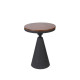 HANAH HOME Pomoćni stočić Kule Walnut Black