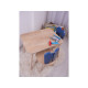 HANAH HOME Dečiji sto i stolica Bunny One Chair Set Blue Brown