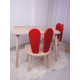 HANAH HOME Dečiji sto i stolice Bunny Two Chair Set Red Brown