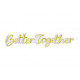 WALLXPERT Dekorativna rasveta Better Together Yellow