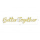 WALLXPERT Dekorativna rasveta Better Together Yellow