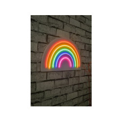 WALLXPERT Zidna LED dekoracija Rainbow Multicolor