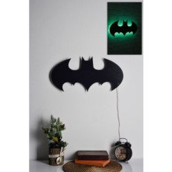 WALLXPERT Zidna LED dekoracija Batman Green