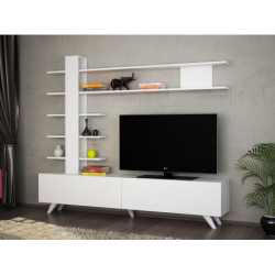 HANAH HOME TV polica Aleyna White (745DCD3014)