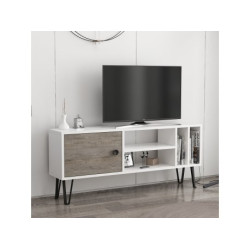 HANAH HOME TV polica Arven White Dark Grey 11 (935CMN2305)